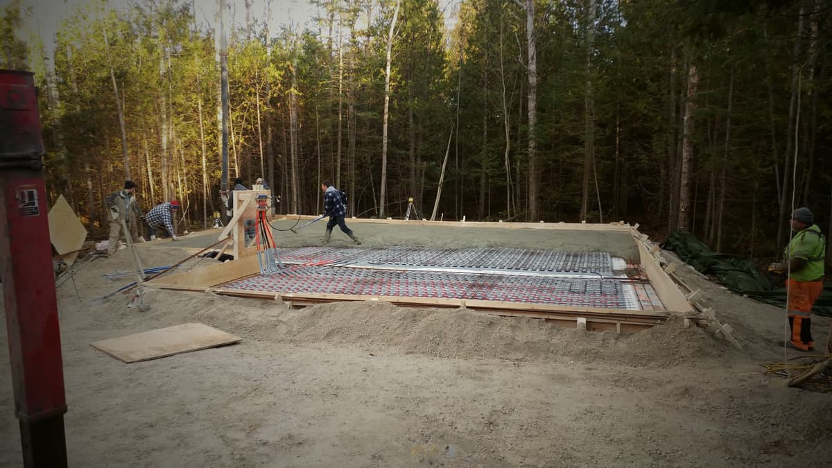 The heated slab